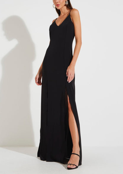 Vestido Longo Forum com Fenda Lateral