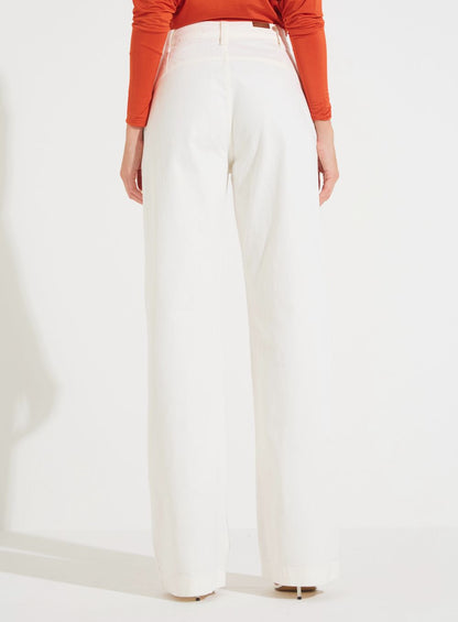 Calça Sarja Off White Alfaiataria