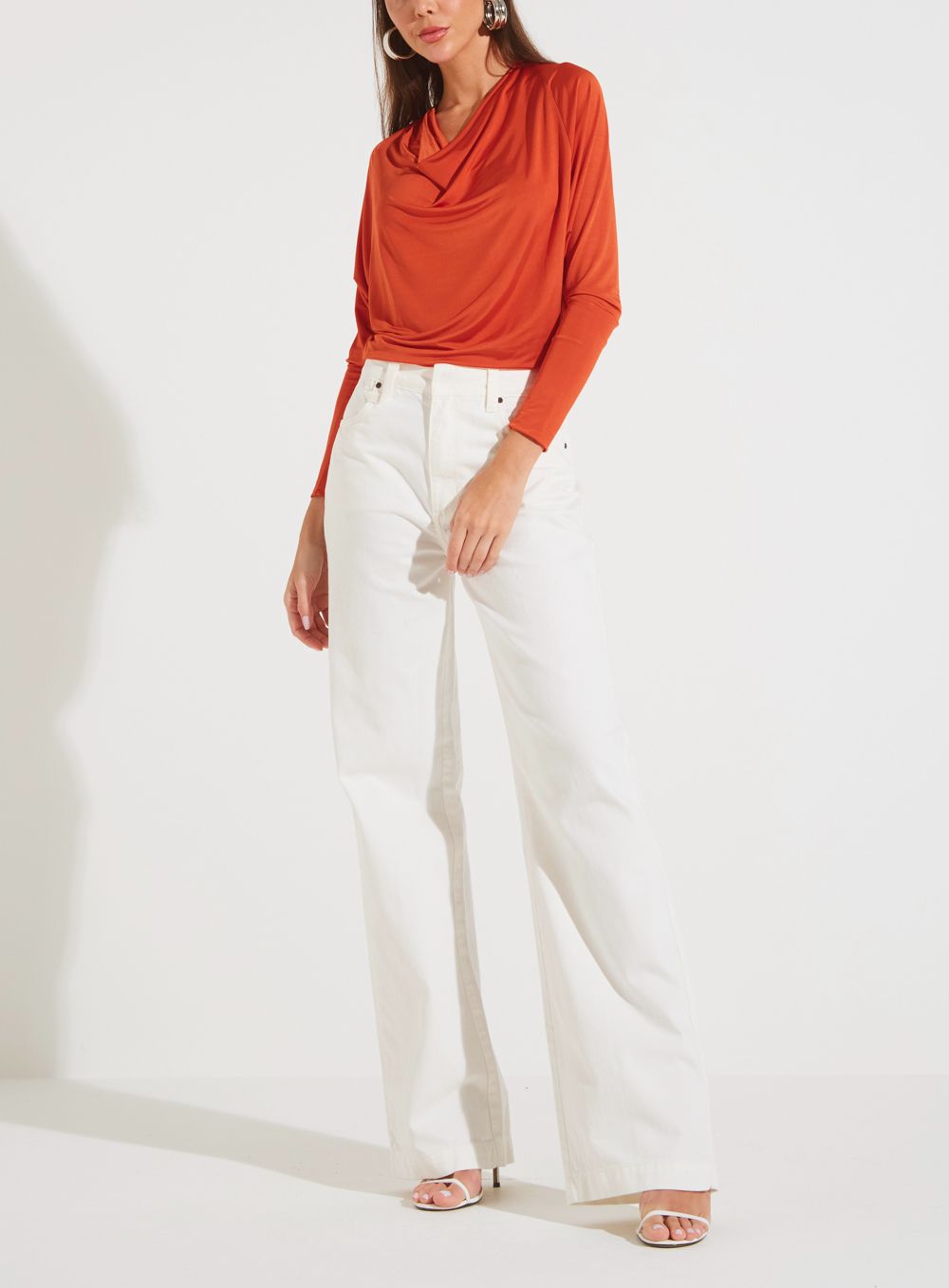 Calça Sarja Off White Alfaiataria