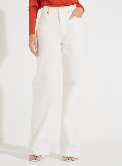 Calça Sarja Off White Alfaiataria